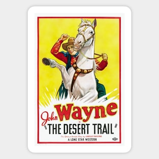 The Desert Trail Restored Vintage Poster - 1935 Sticker